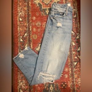 Mother - The Tomcat High-Rise Distressed Jeans - The Confession